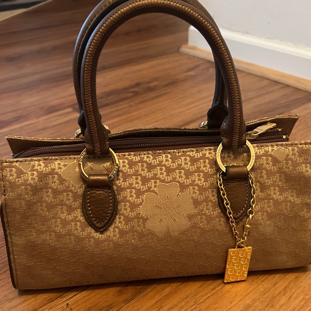 BONIA Monogram Satchel